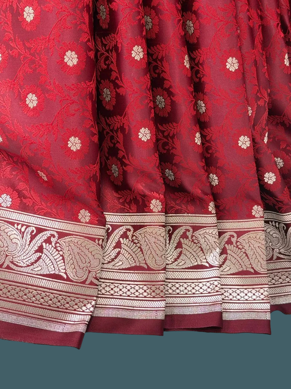 Banarasi Mushru Katan Silk Saree