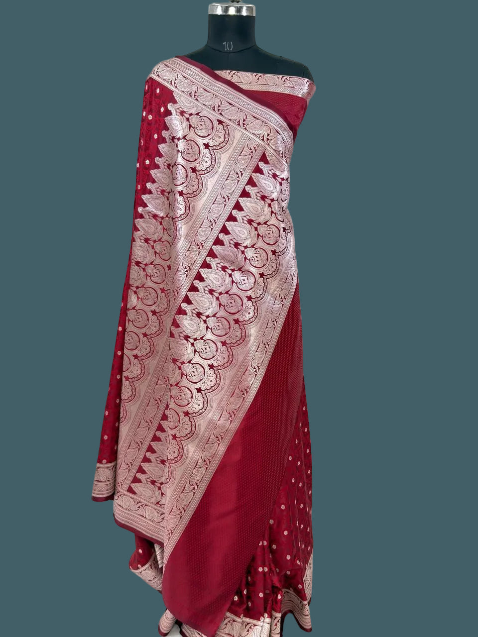 Banarasi Mushru Katan Silk Saree
