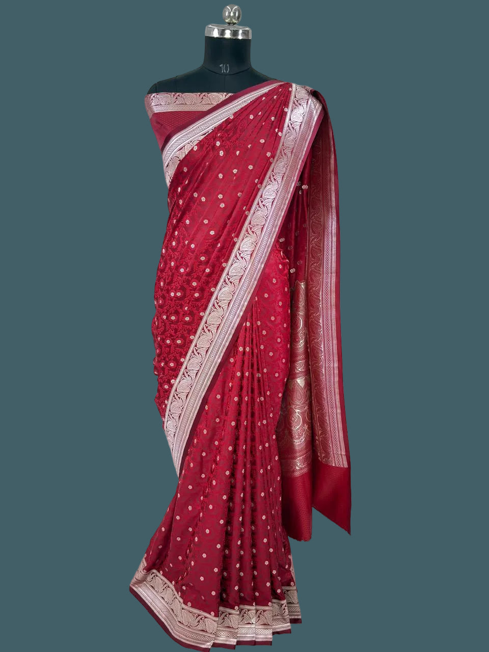 Banarasi Mushru Katan Silk Saree