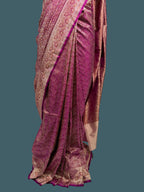 Banarasi Mushru Pashmina Katan Silk Saree