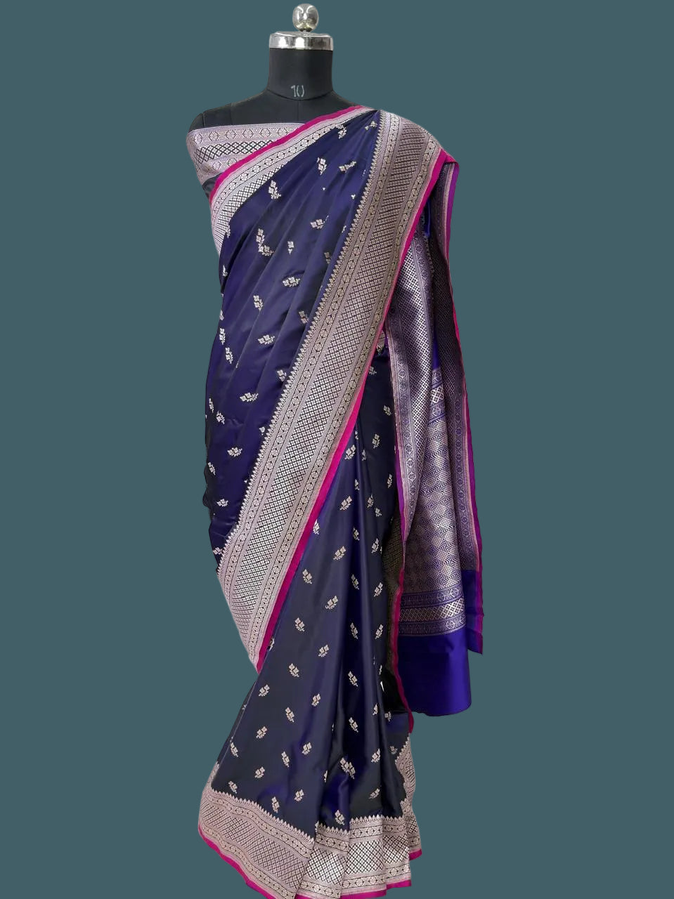 Banarasi Mushru Katan Silk Saree