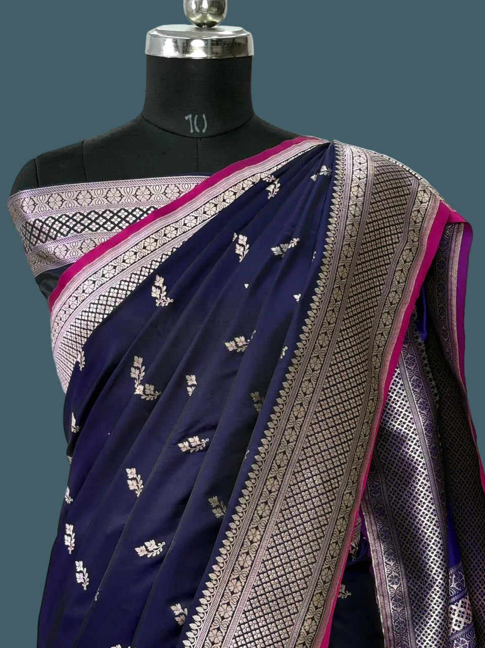 Banarasi Mushru Katan Silk Saree