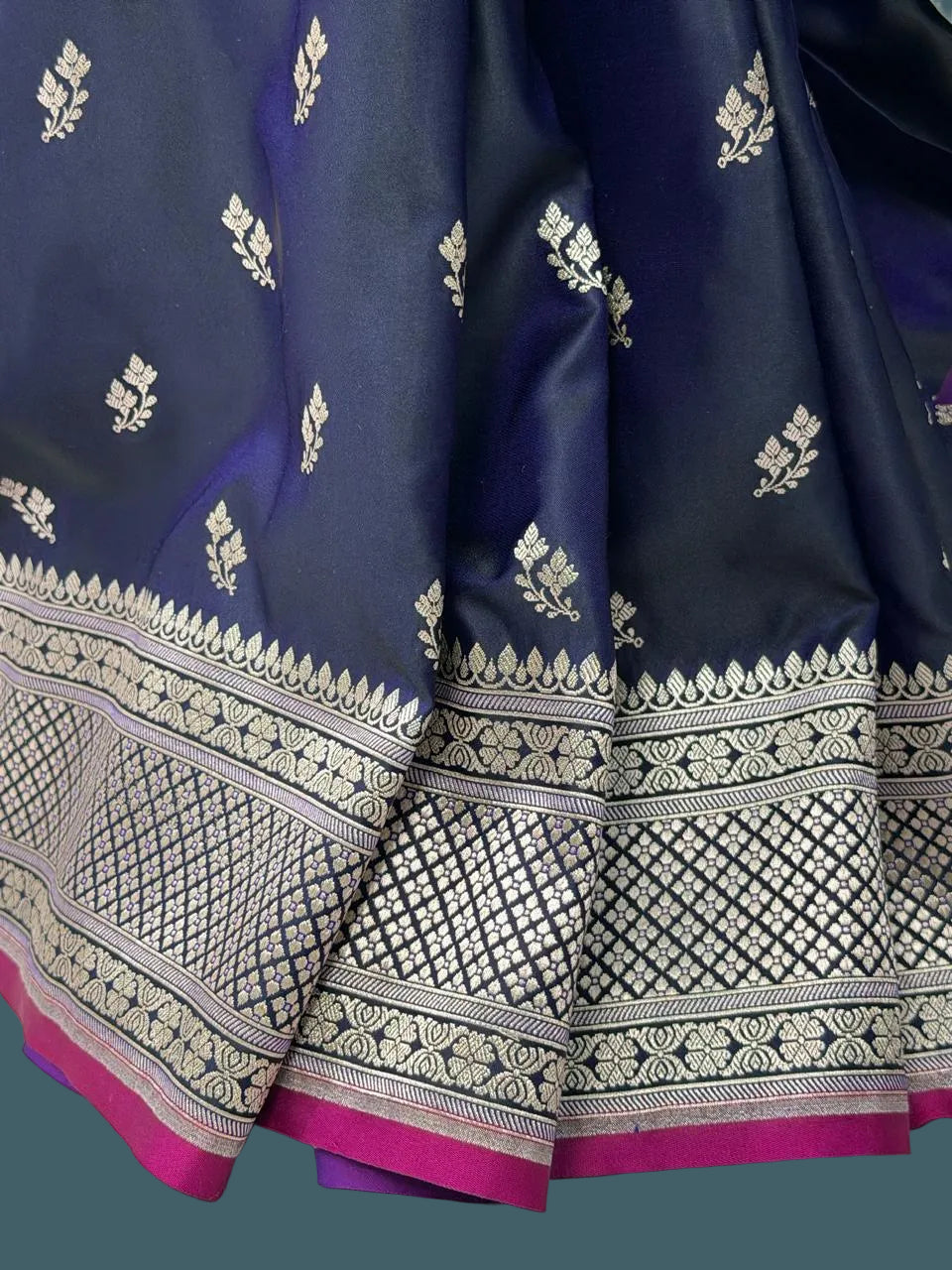 Banarasi Mushru Katan Silk Saree