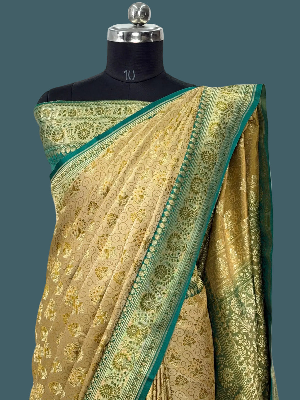 Banarasi Mushru Katan Pashmina Tanchui Silk Saree