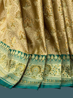 Banarasi Mushru Katan Pashmina Tanchui Silk Saree