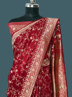 Banarasi Mushru Katan Silk Saree