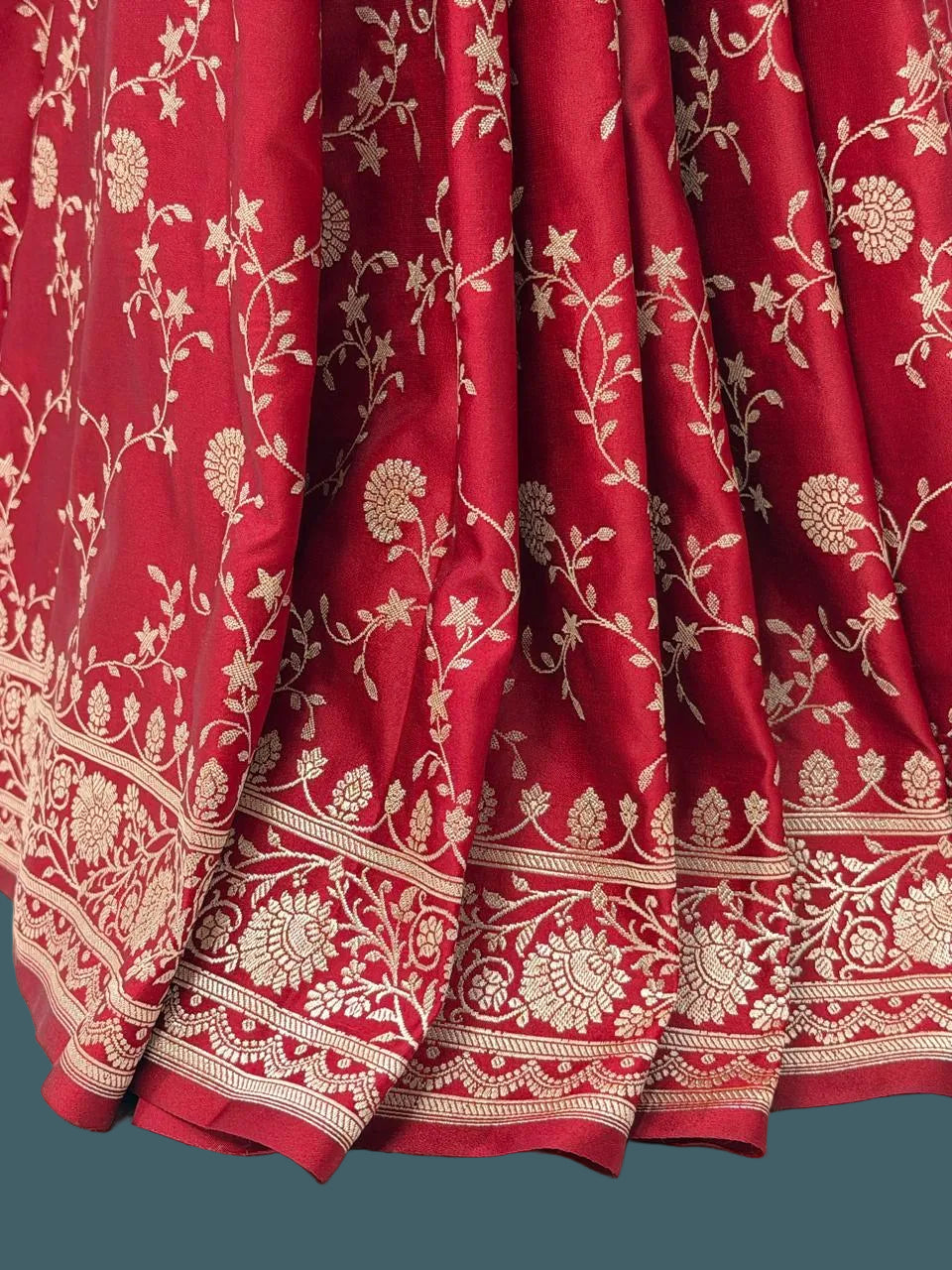 Banarasi Mushru Katan Silk Saree