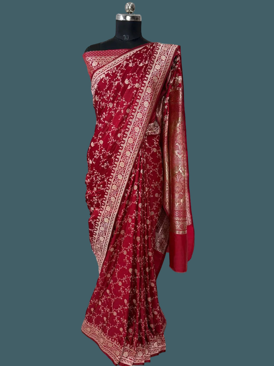 Banarasi Mushru Katan Silk Saree