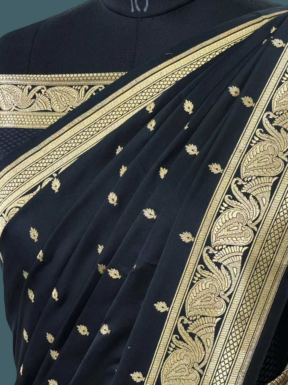 Banarasi Mushru Katan Silk Saree