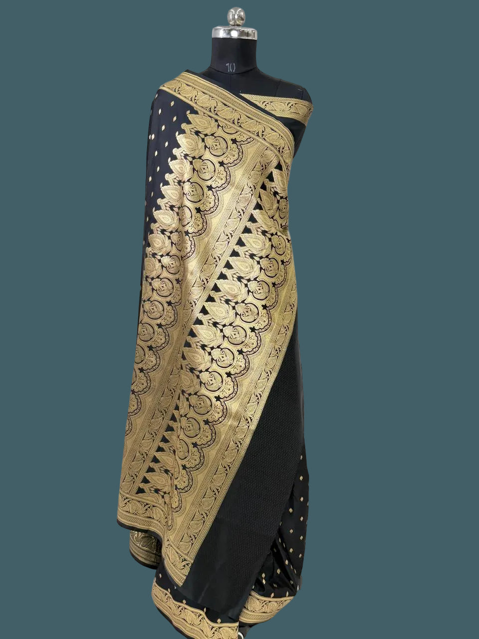 Banarasi Mushru Katan Silk Saree