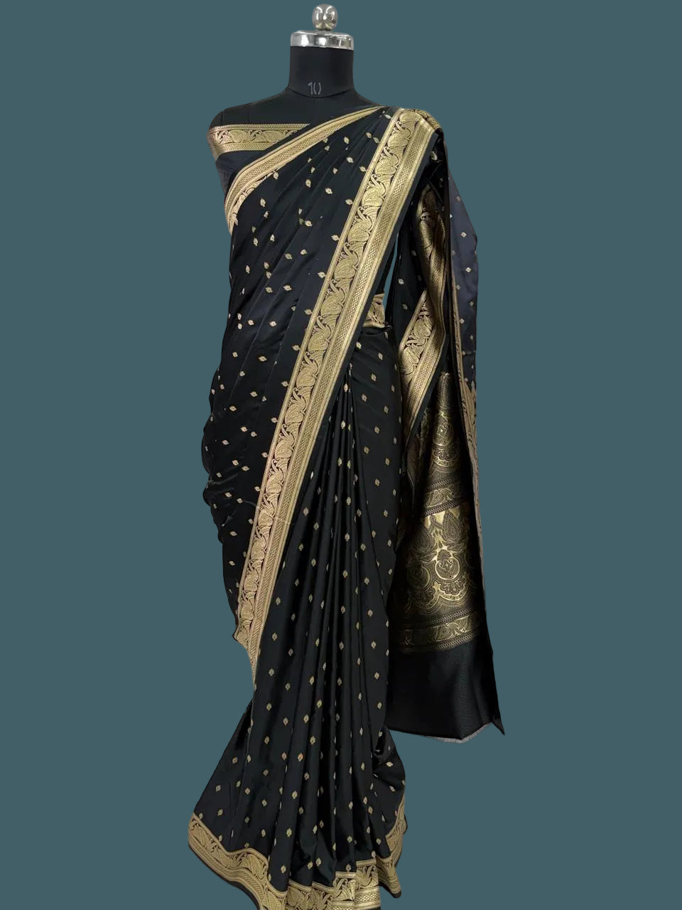 Banarasi Mushru Katan Silk Saree