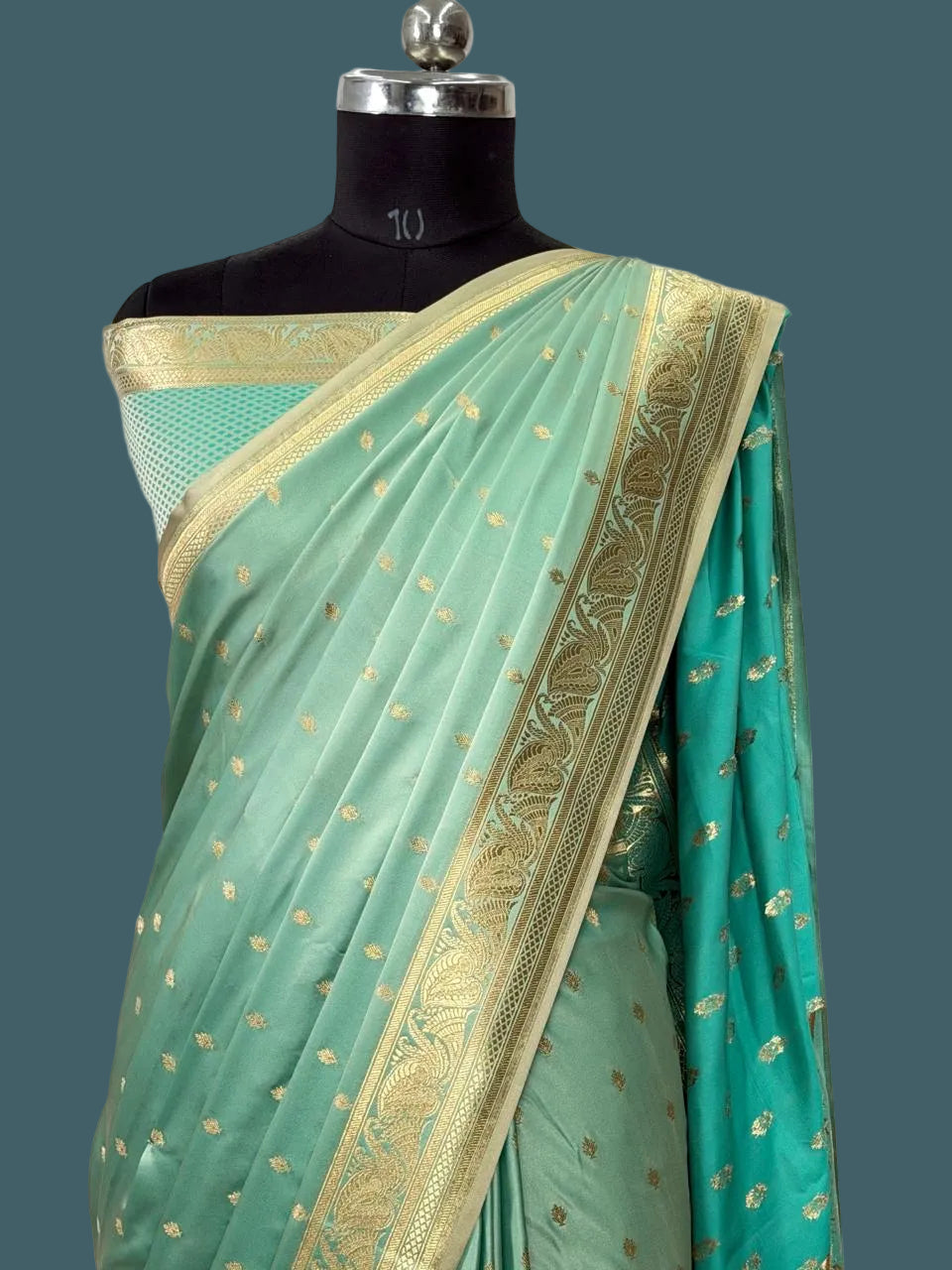 Banarasi Mushru Katan Silk Saree