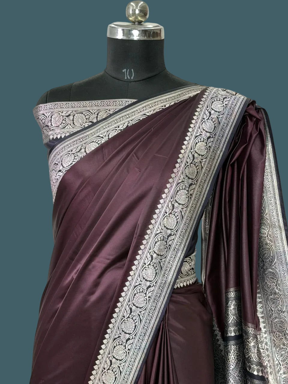Banarasi Mushru Katan Silk Saree