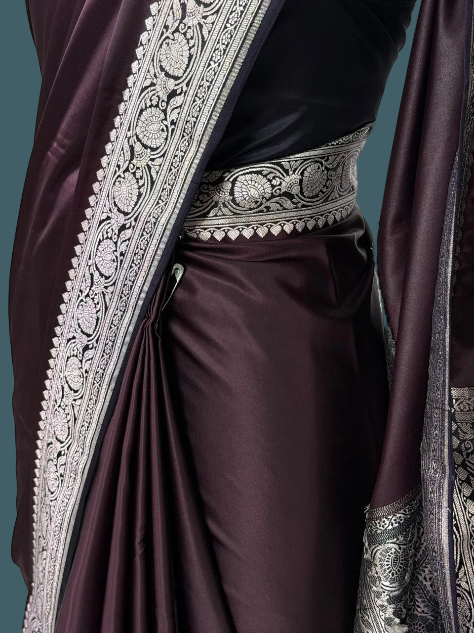 Banarasi Mushru Katan Silk Saree