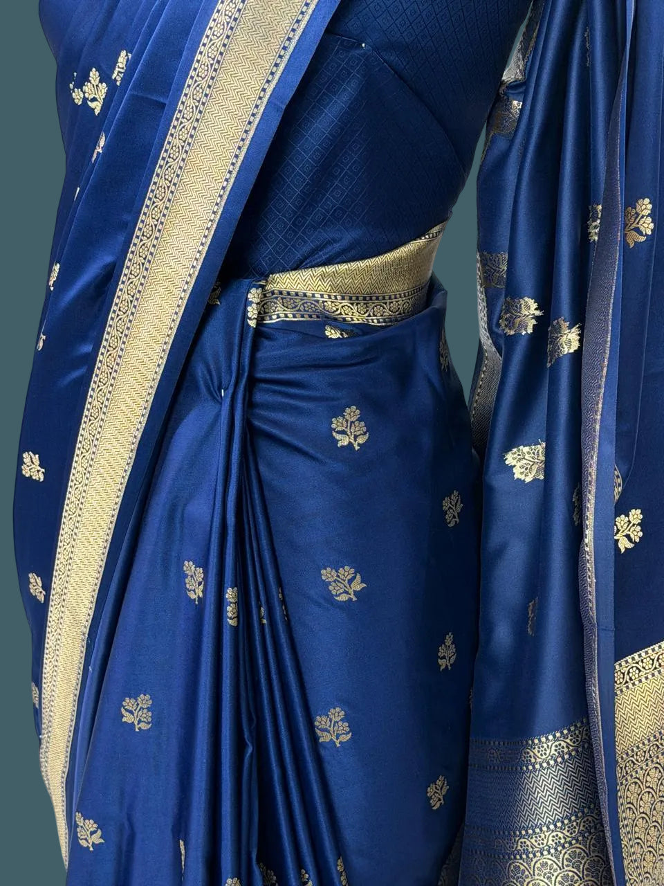 Banarasi Mushru Katan Silk Saree