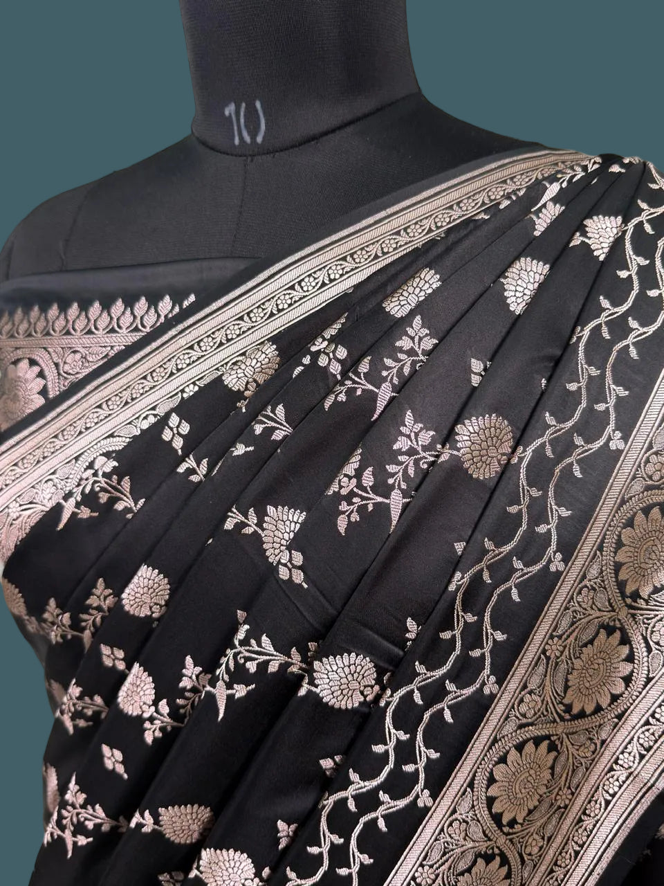 Banarasi Mushru Katan Silk Saree