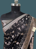 Banarasi Mushru Katan Silk Saree