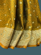 Banarasi Mushru Pashmina Katan Silk Saree
