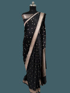 Banarasi Mushru Katan Silk Saree