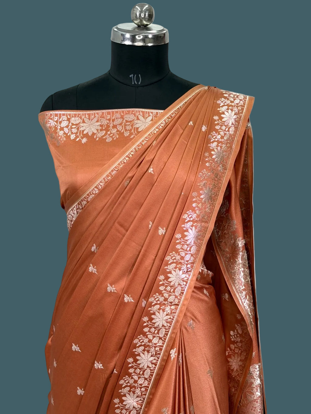 Banarasi Mushru Katan Silk Saree