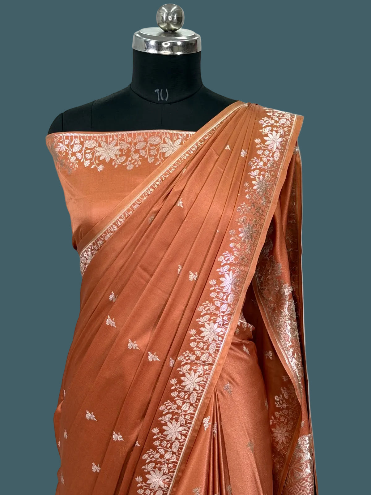 Banarasi Mushru Katan Silk Saree