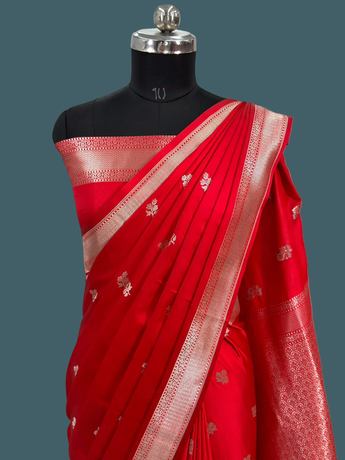 Banarasi Mushru Katan Silk Saree