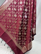 Banatasi Semi Katan Silk Suit (3 piece set)