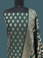 Banatasi Semi Katan Silk Suit (3 piece set)