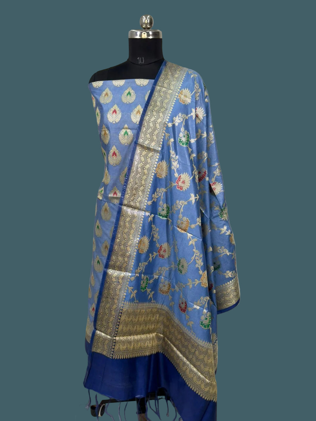 Banarasi Cotton Silk Suit (3 piece set)
