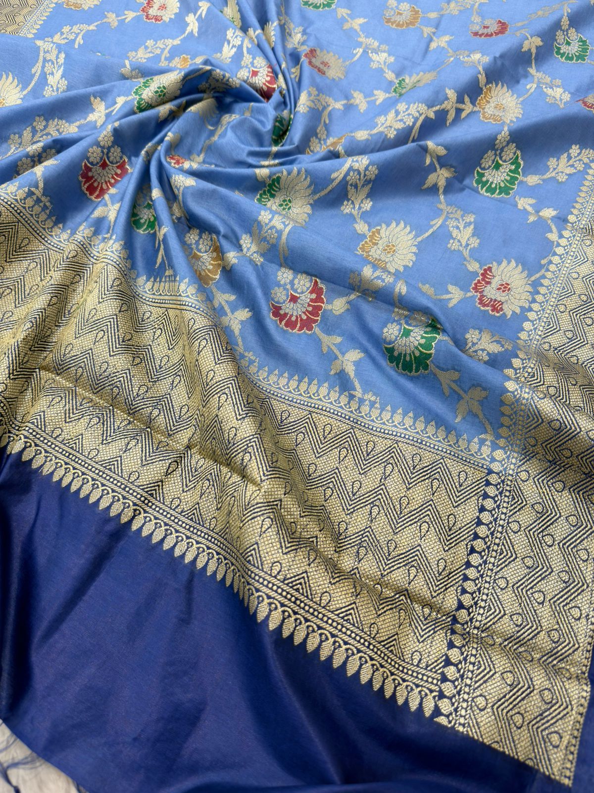 Banarasi Cotton Silk Suit (3 piece set)