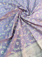 Banarasi Muga Silk Suit (3 piece set)