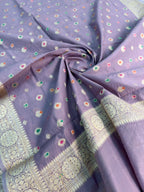 Banarasi Muga Silk Suit (3 piece set)