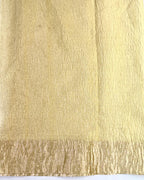 Fancy Tissue Crush Saree – Champagne Gold