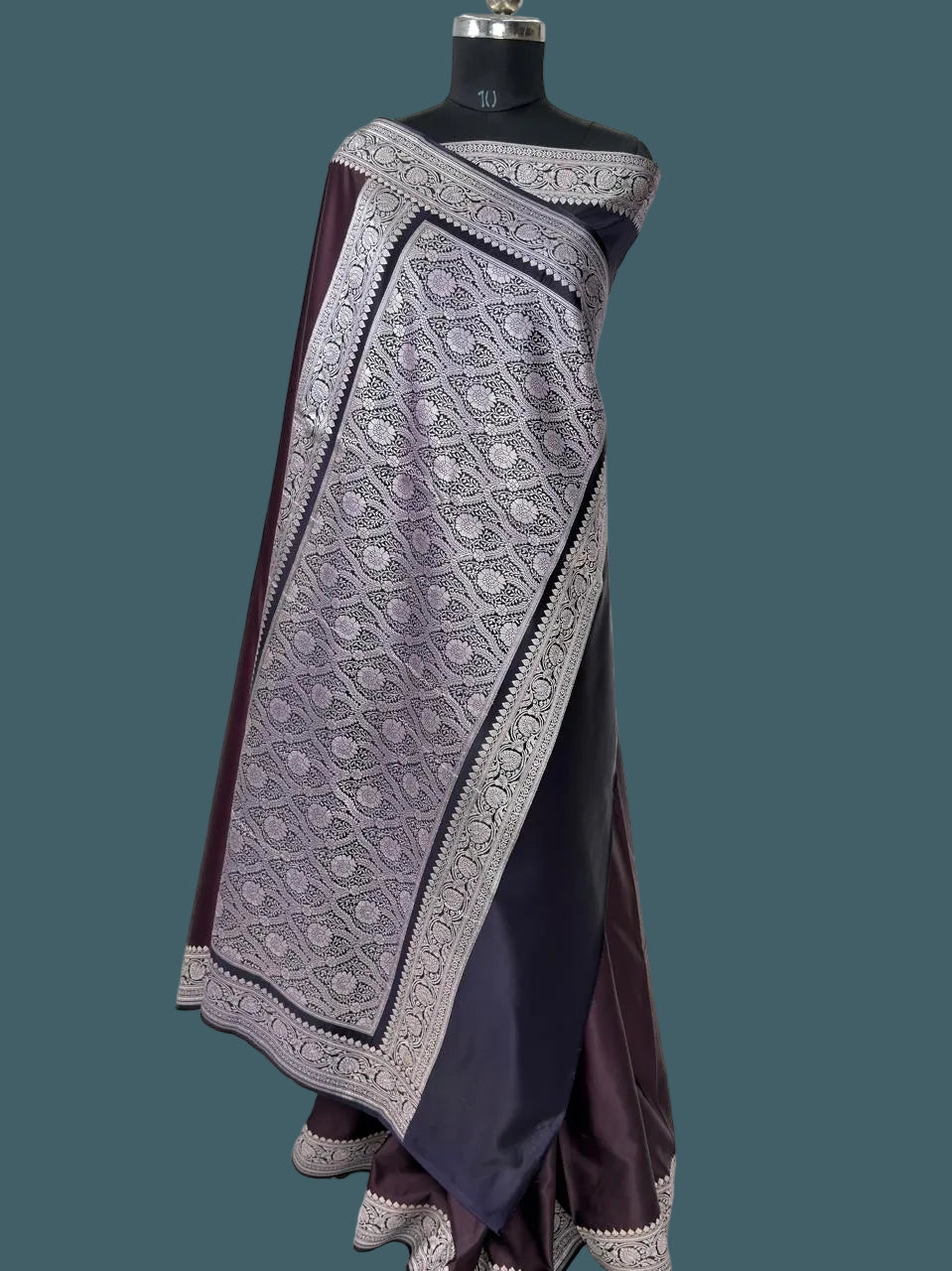 Banarasi Mushru Katan Silk Saree