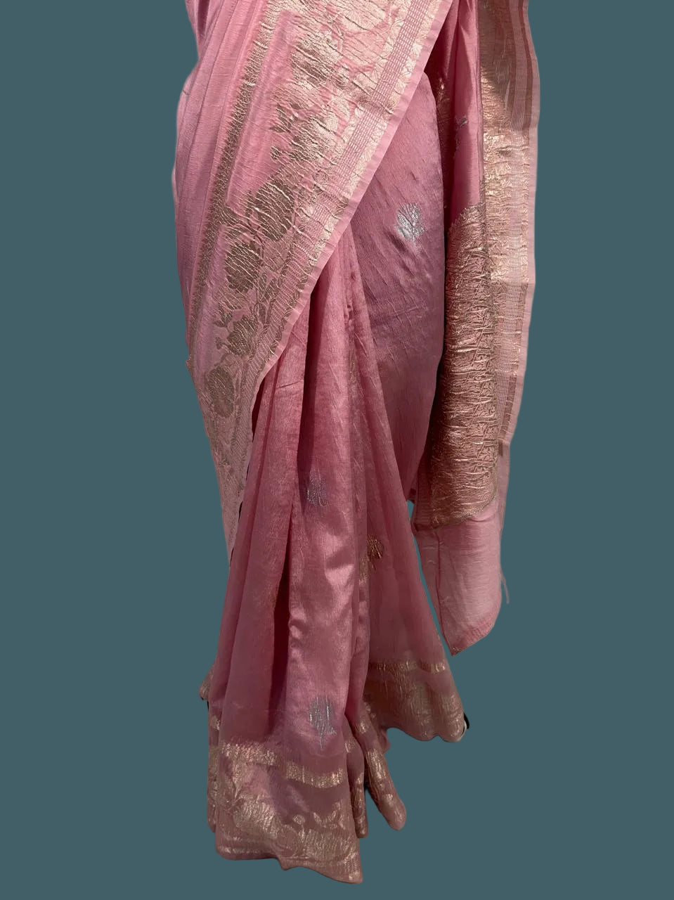 Banarasi Pure Viscose Crush Saree