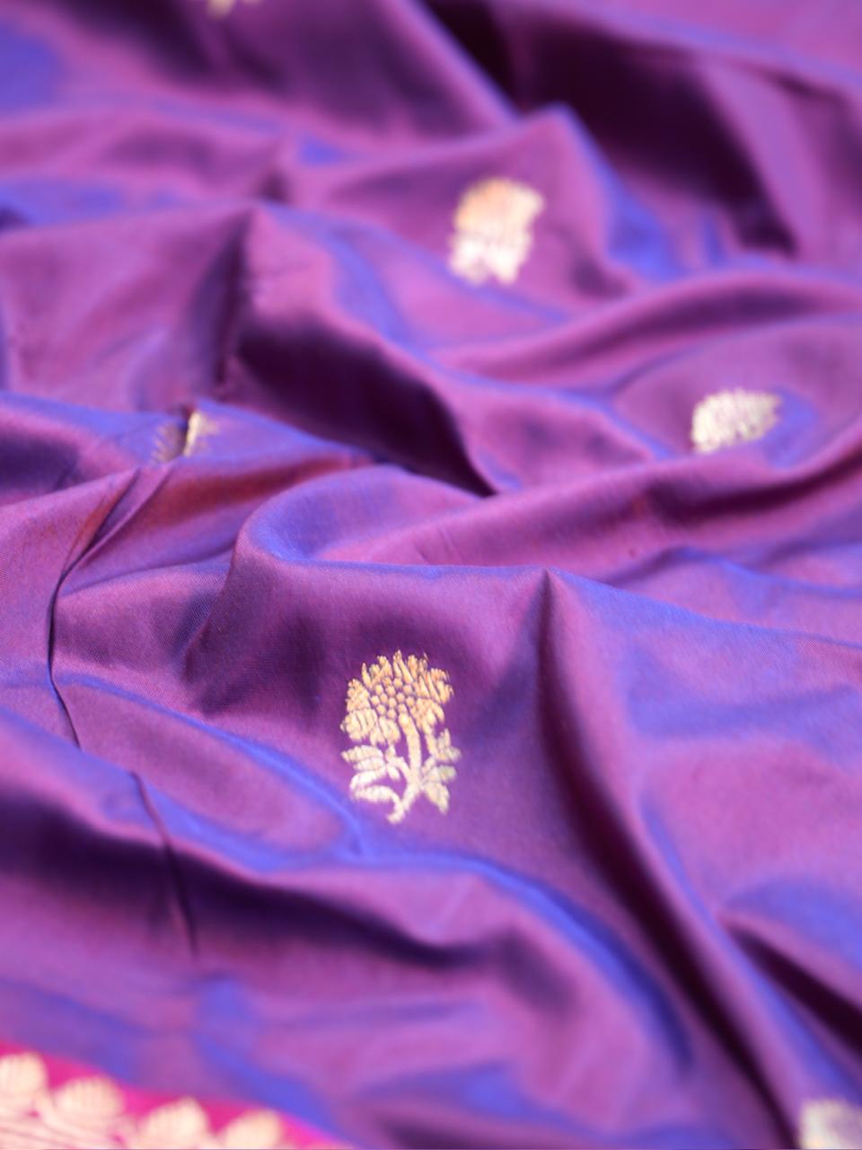 Banarasi Pure Katan Silk Handwoven Saree