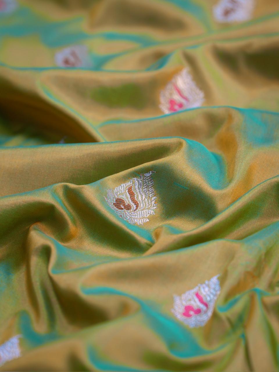Banarasi Pure Katan Silk Handwoven Saree
