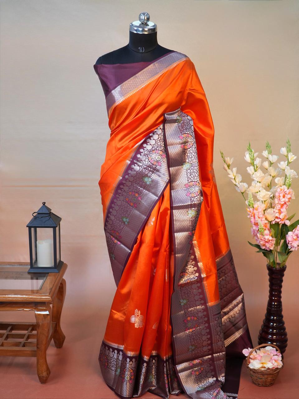 Banarasi Pure Katan Silk Saree
