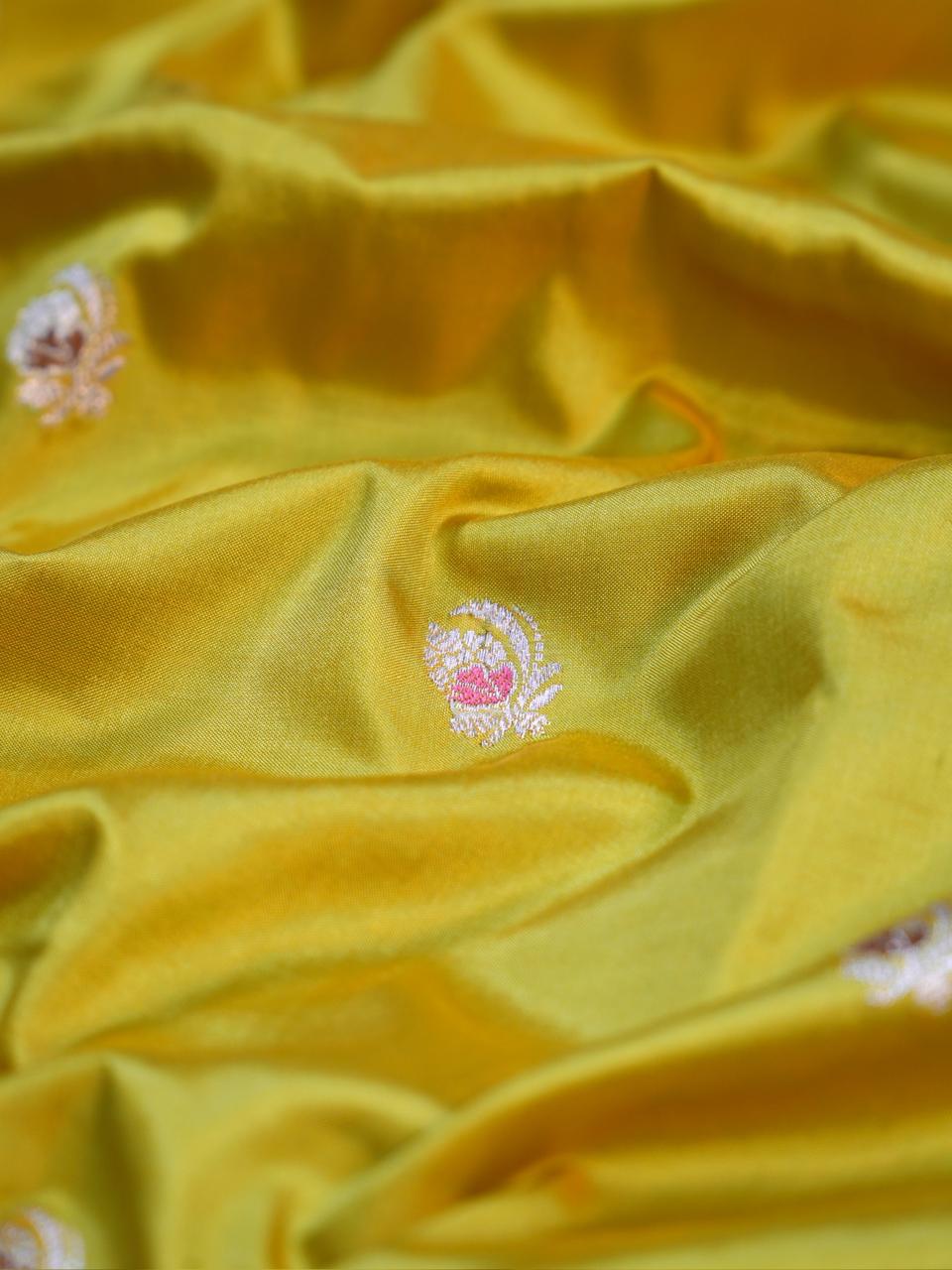 Banarasi Pure Katan Silk Handwoven Saree