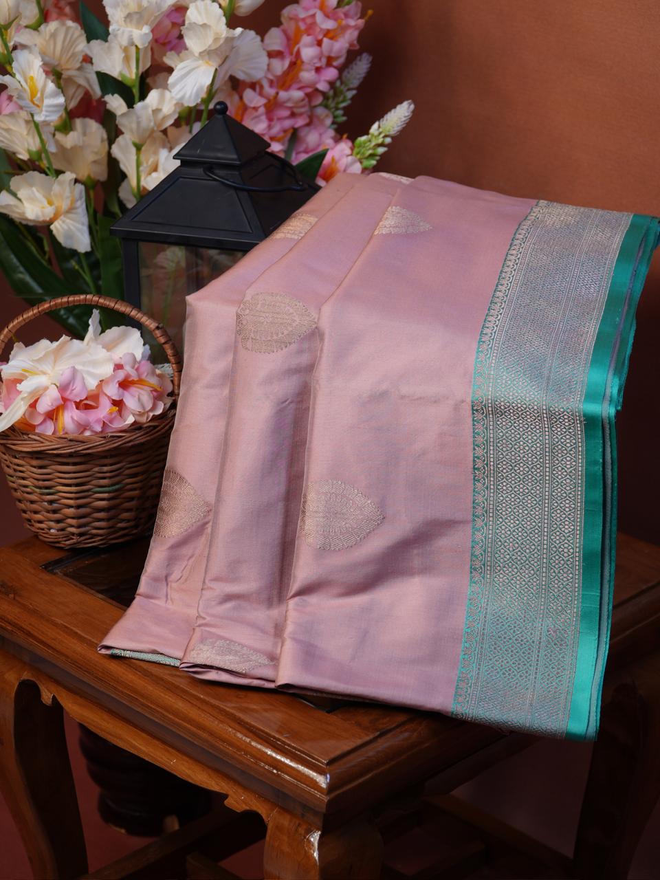 Banarasi Pure Katan Silk Handwoven Saree