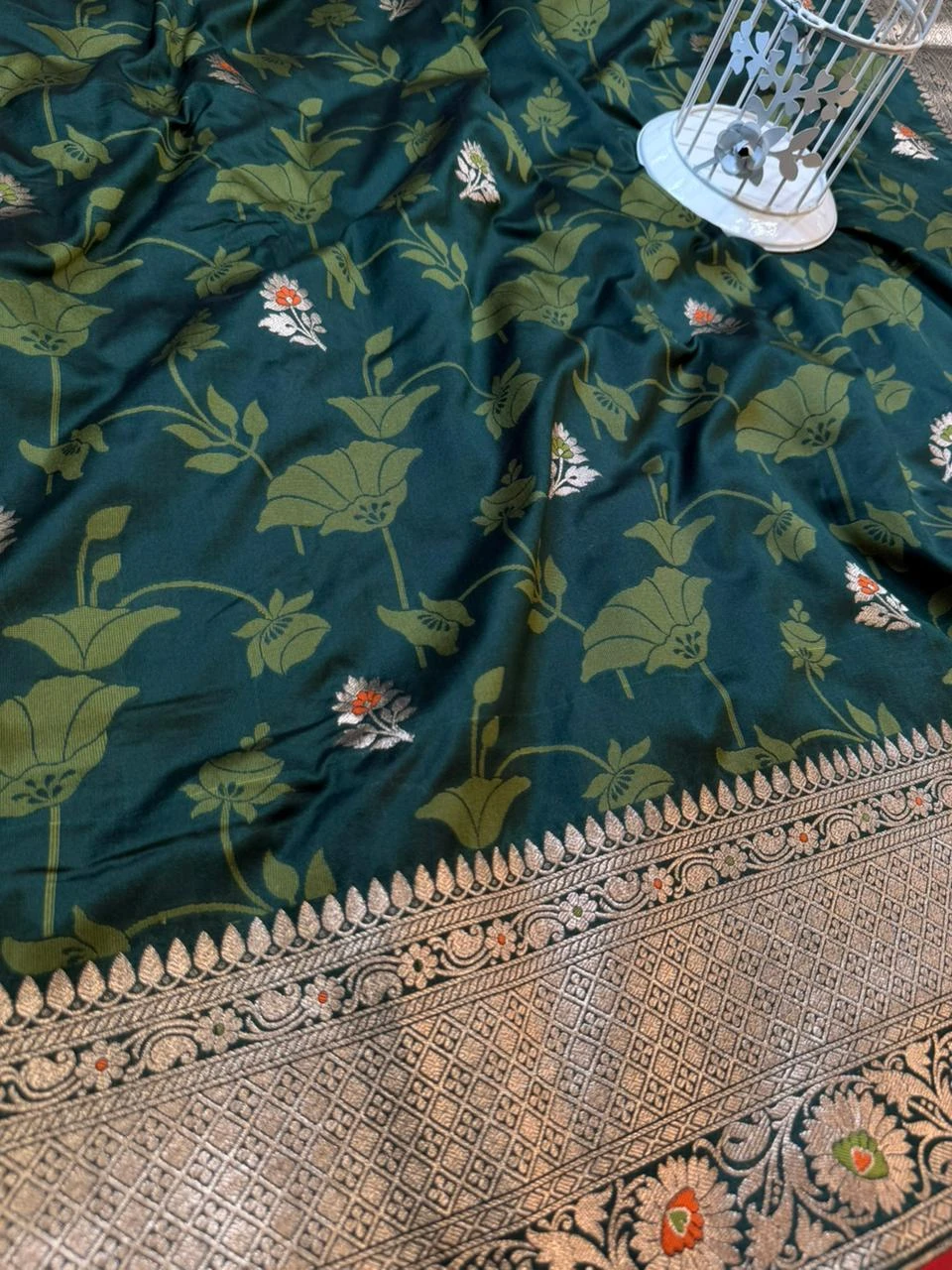 BANARASI UPADA KATAN SILK SAREE