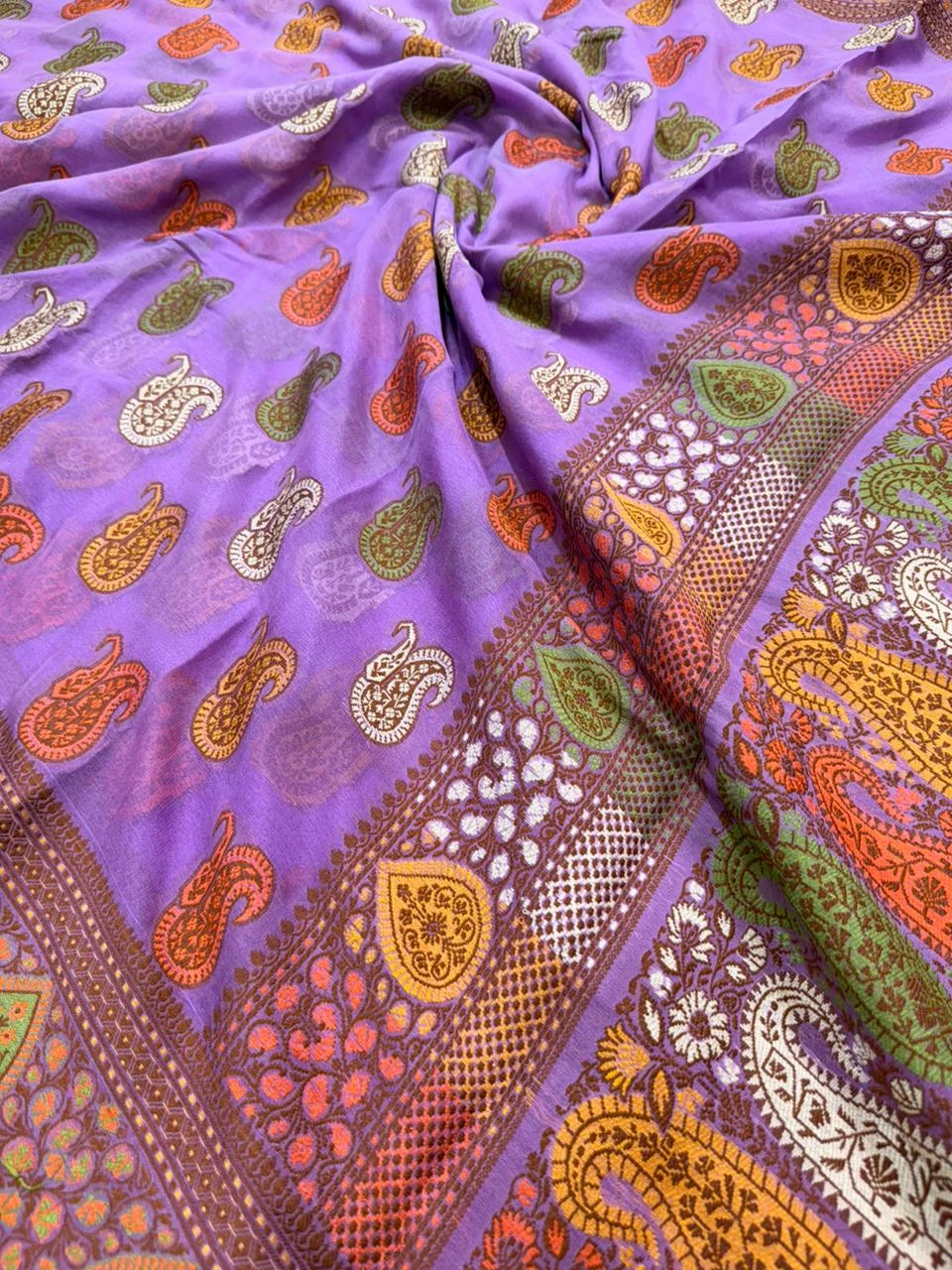 BANARASI PURE CHIFFON SAREE